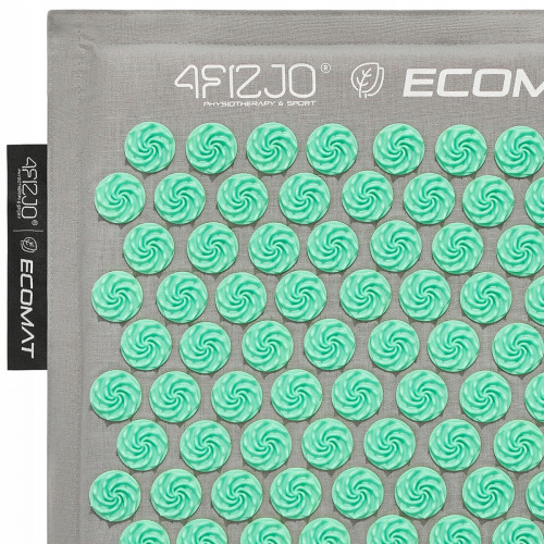 Мат для акупунктури  4FIZJO Eco Mat Аплікатор Кузнєцова Grey/Mint - фото №5